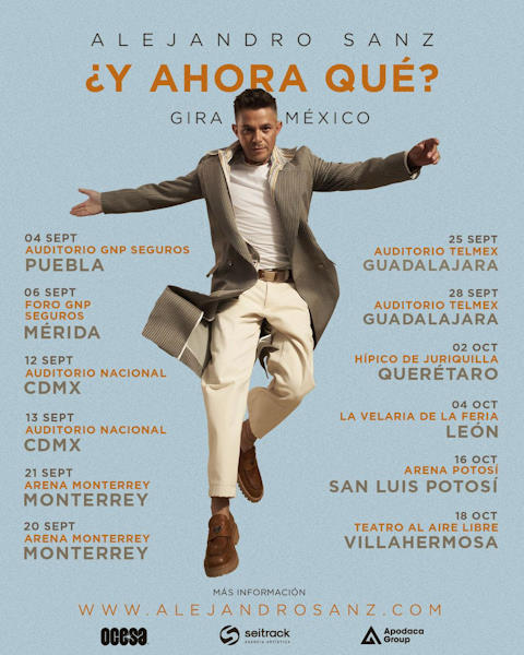 Alejandro Sanz gira ahora que