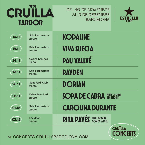 Cruilla De Tardor 2022