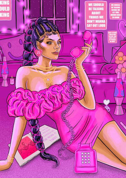 Jessica Bari we should be talking album cover