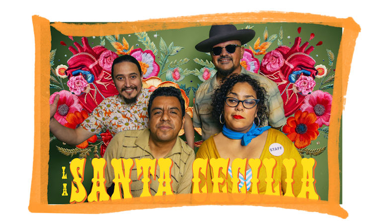 La Santa Cecilia corazon bordao