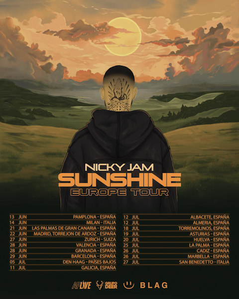 Nicky Jam Gira por Europa